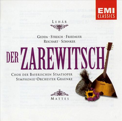 Lehár: Der Zarewitsch cover art
