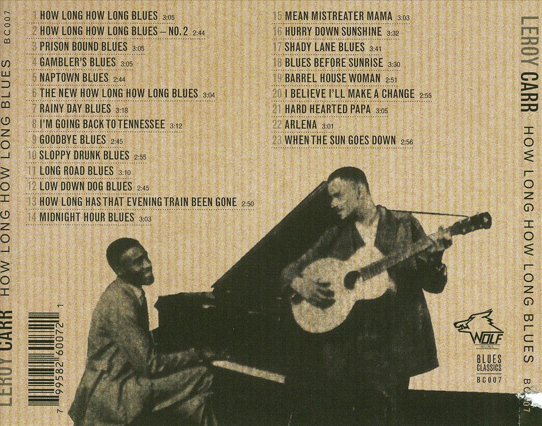 How Long How Long Blues cover art