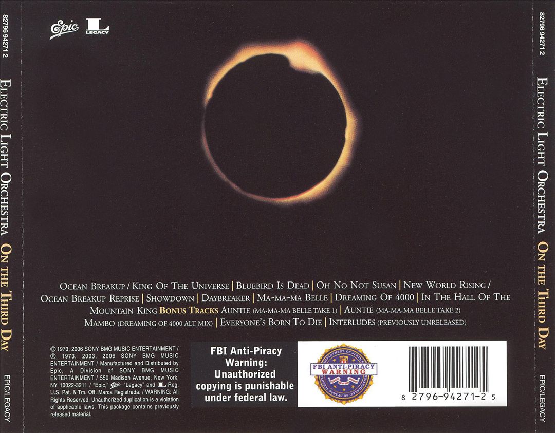 On the Third Day [Bonus Tracks] cover art