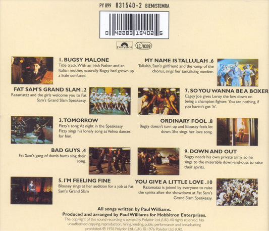 Bugsy Malone [Original Motion Picture Soundtrack] cover art