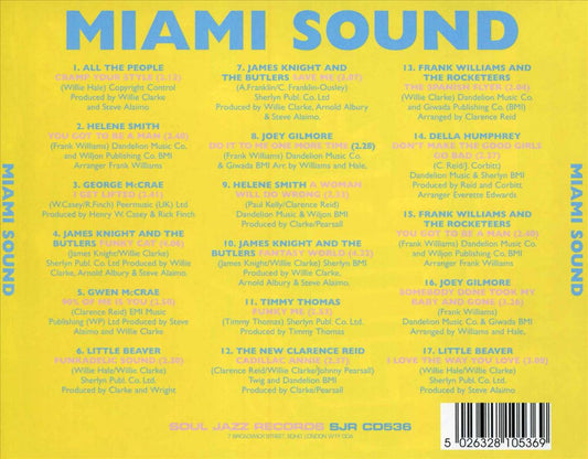 Miami Sound: Rare Funk & Soul from Miami Florida 1967-1974 cover art