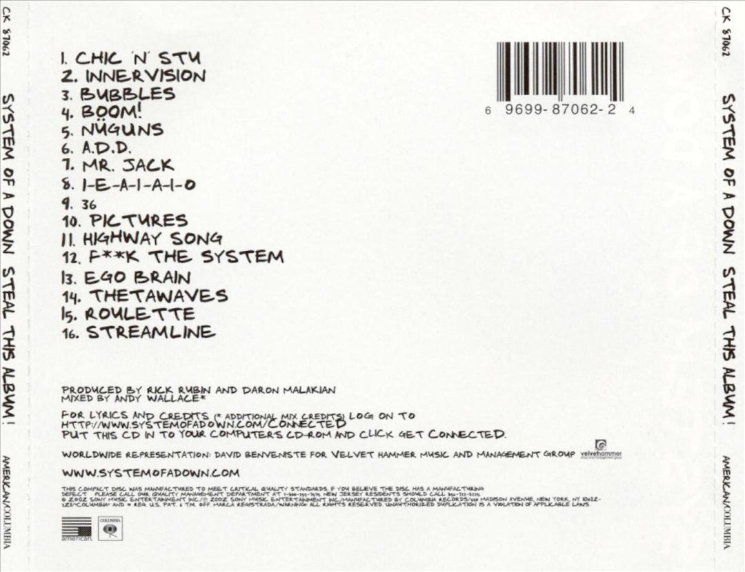 Steal This Album! cover art
