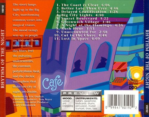 Rythym of the Night cover art