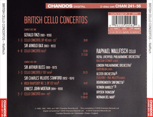 British Cello Concertos cover art