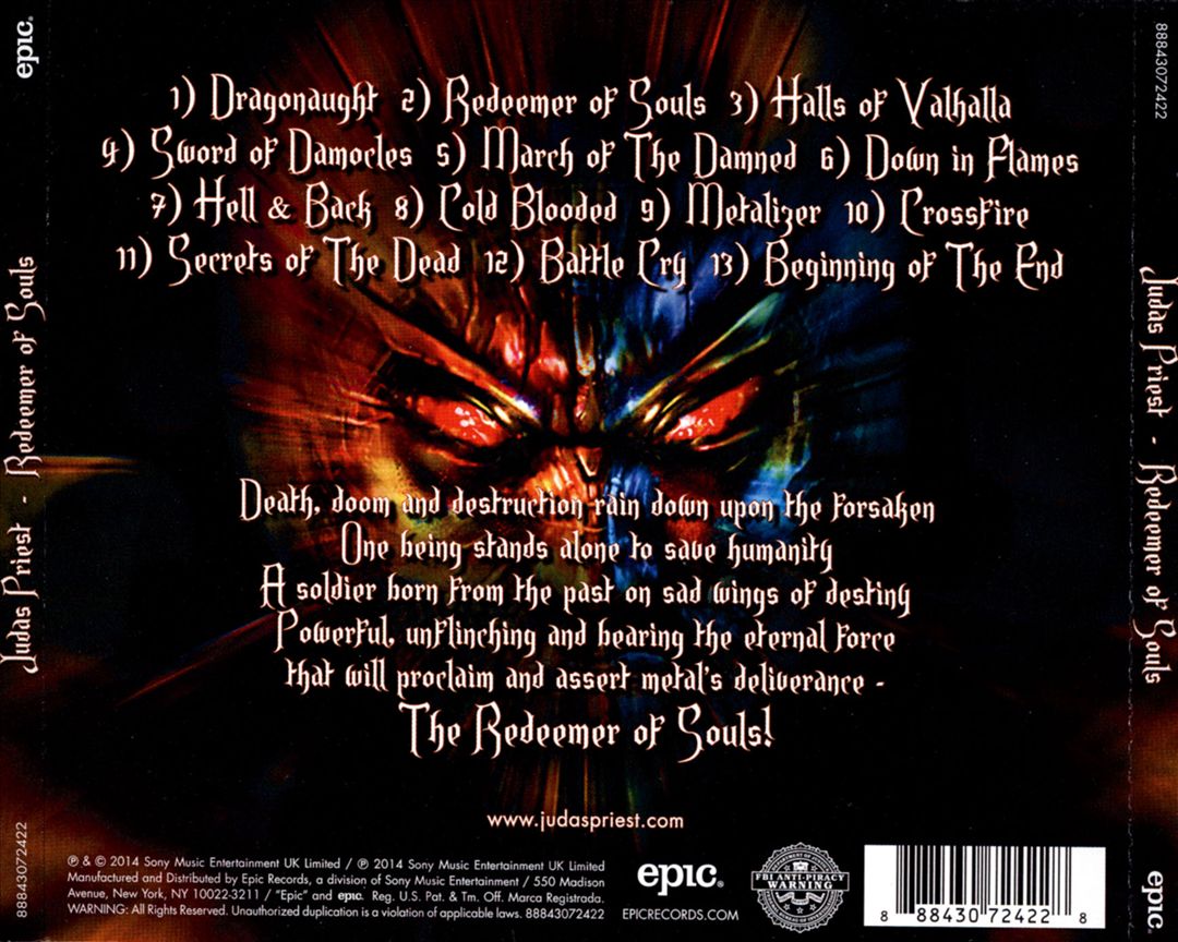 Redeemer of Souls cover art
