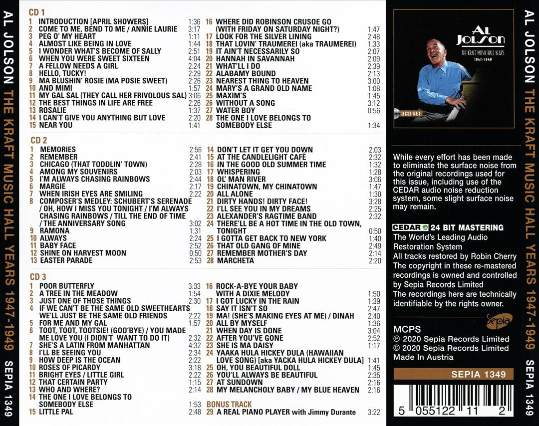 Kraft Music Hall Years 1947-1949 cover art