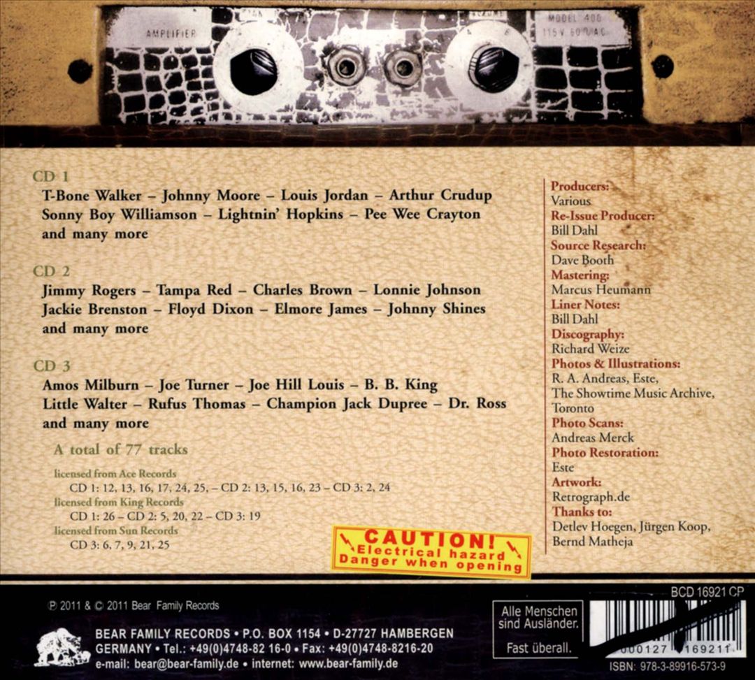 Plug It In! Turn It Up! Electric Blues - The Definitive Collection, Pt. 1: Beginnings 1939-1954 cover art
