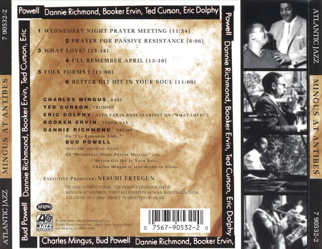 Mingus at Antibes cover art