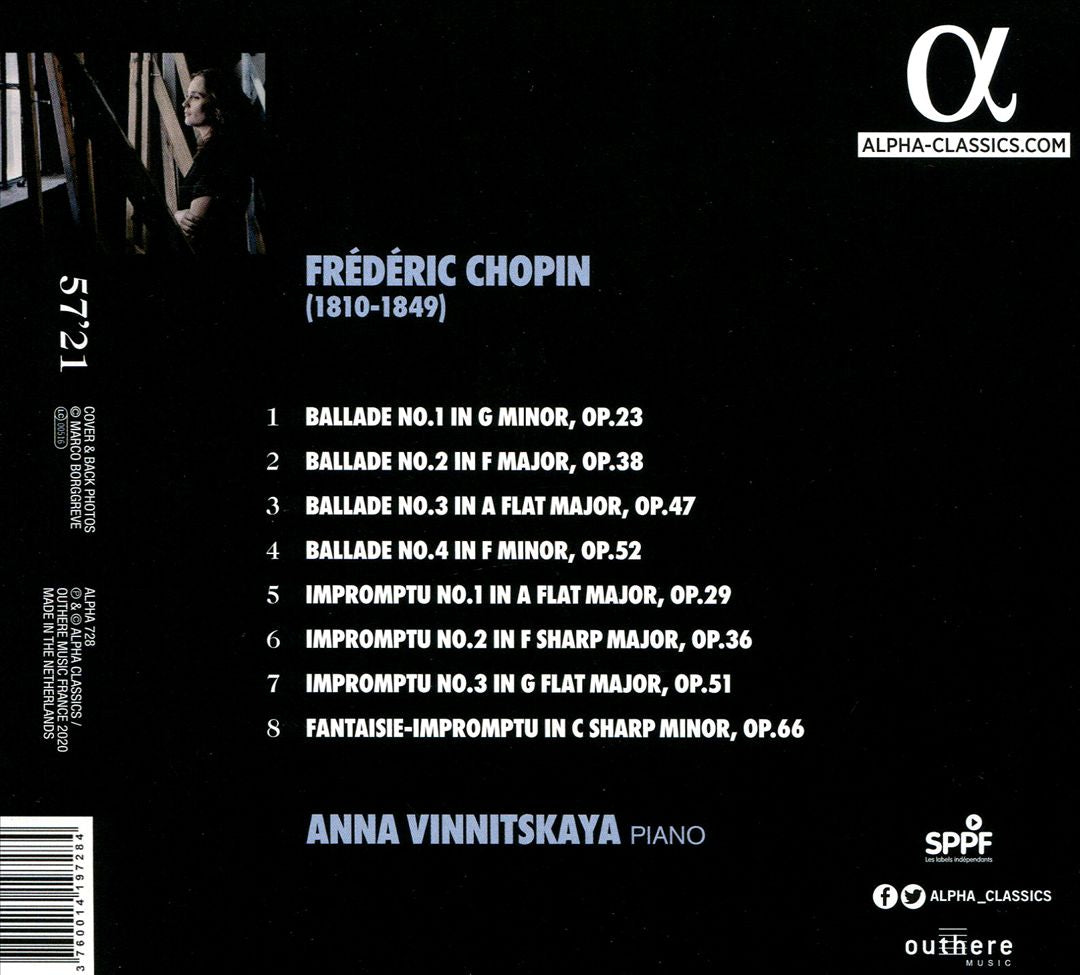 Chopin: 4 Ballades; 4 Impromptus cover art