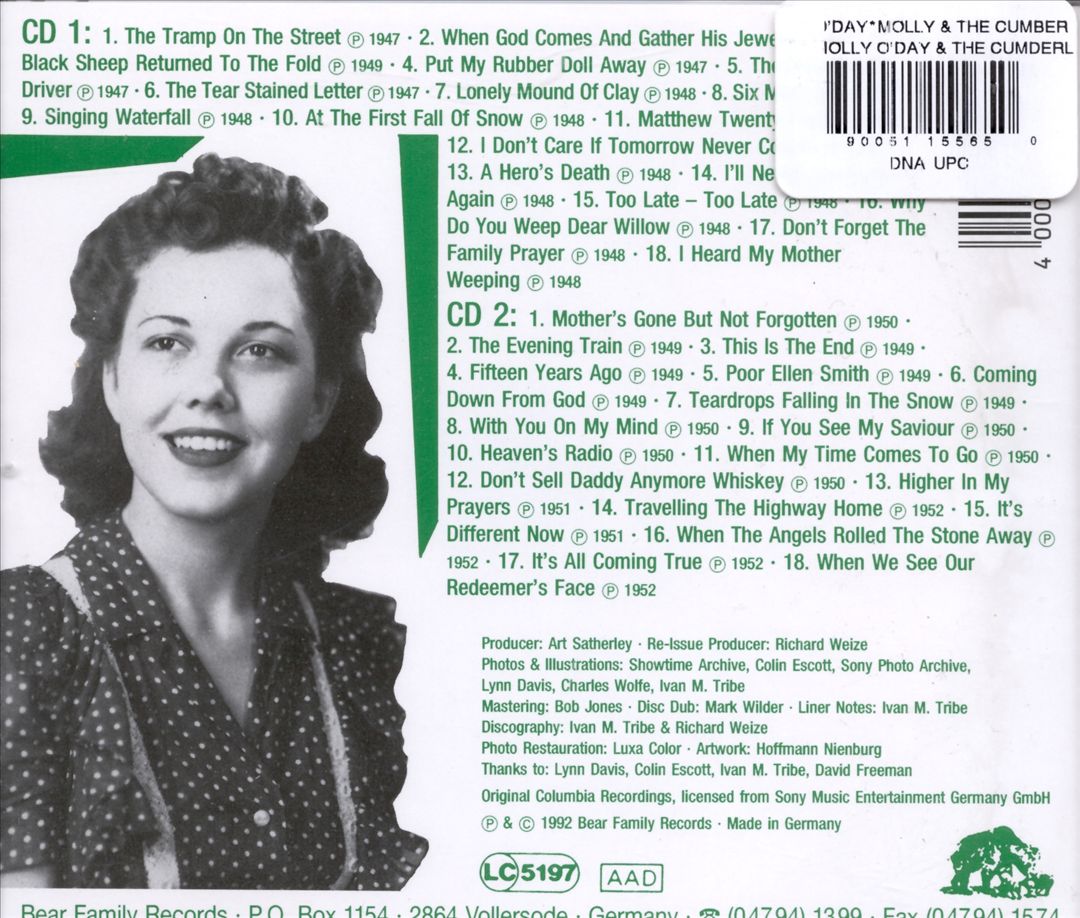 Molly O'Day and the Cumberland Mountain Folks [1992] cover art