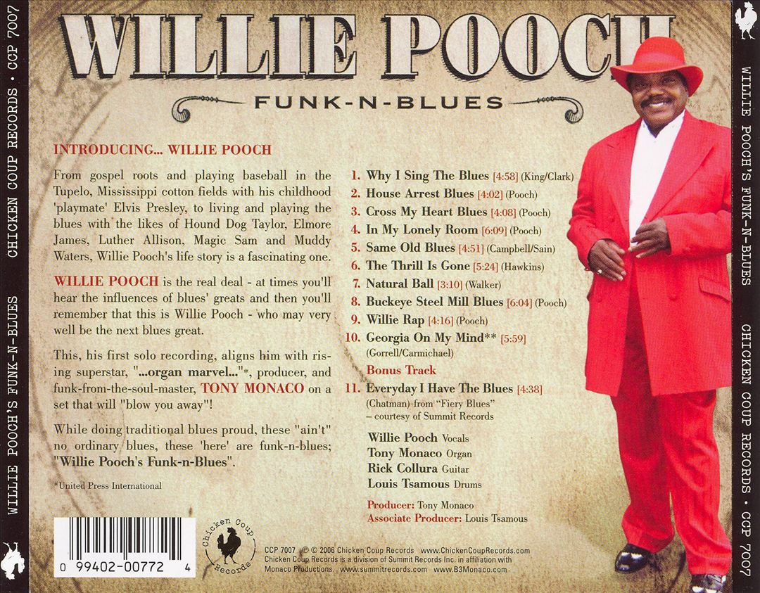 Willie Pooch's Funk-N-Blues cover art