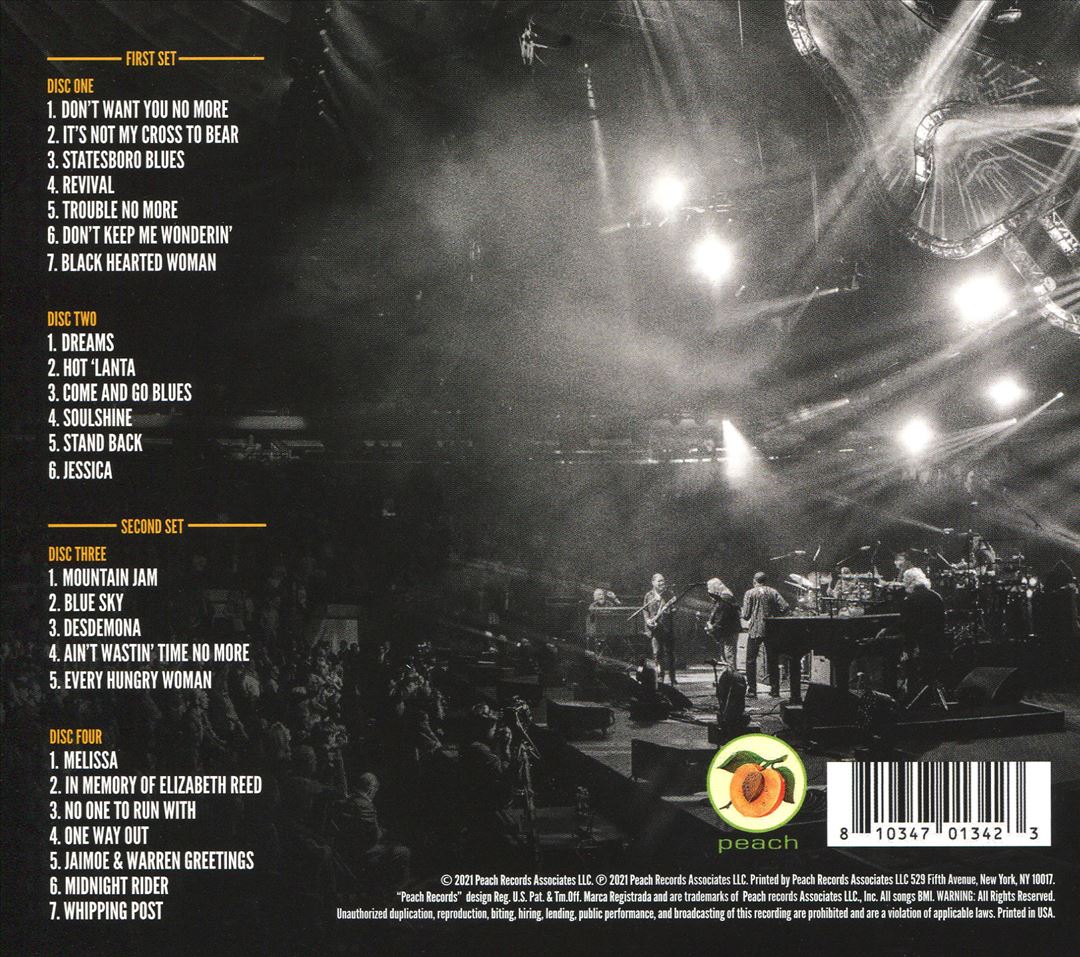 Live at Madison Square Garden, March 10, 2020 [Celebrating 50 Years of The Allman Brothers Band] cover art