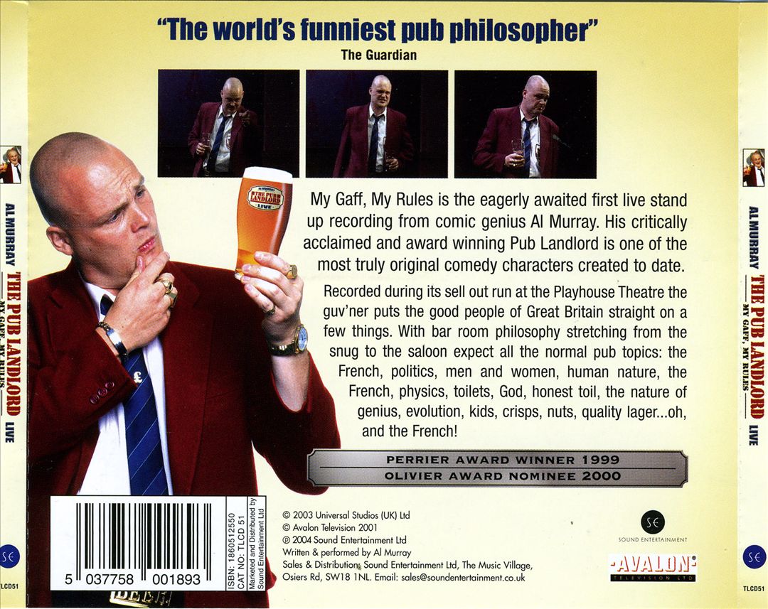 The Pub Landlord Live: My Gaff, My Rules cover art