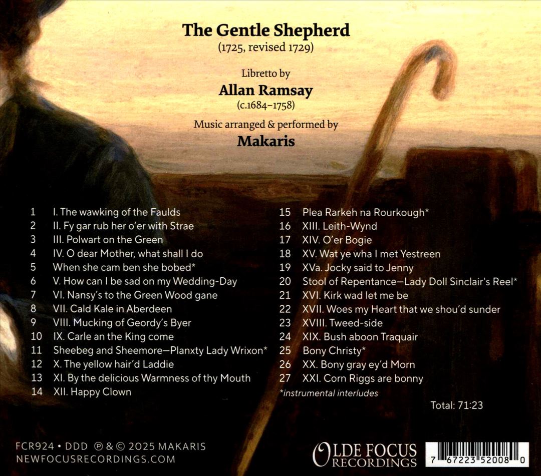 Allan Ramsay: The Gentle Shepherd cover art