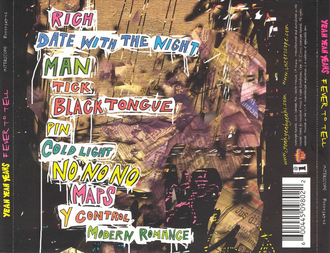 Fever to Tell cover art