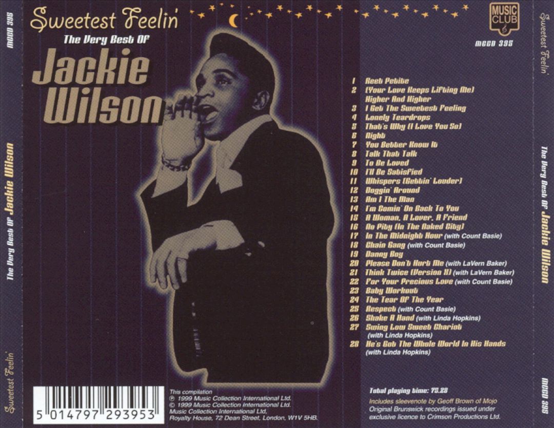 Sweetest Feelin': The Very Best of Jackie Wilson cover art