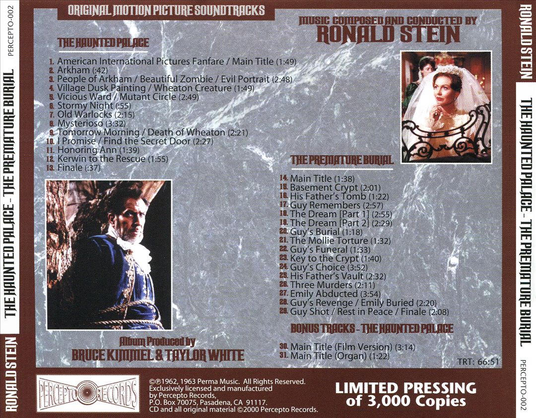 Haunted Palace / The Premature Burial [Original Motion Picture Soundtracks] cover art