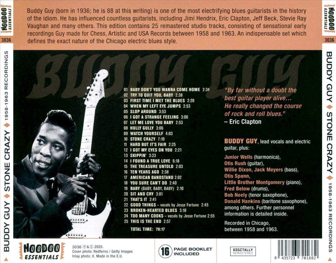 Stone Crazy 1958-1963 Recordings cover art