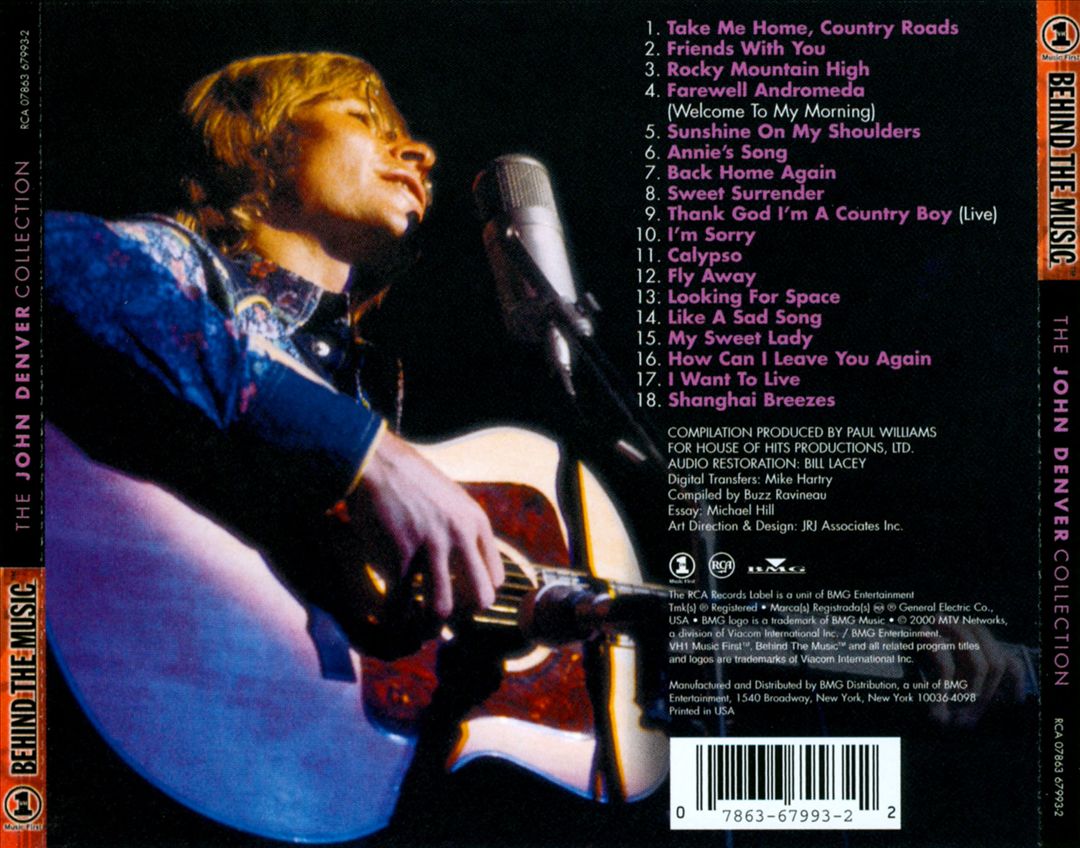 VH1 Behind the Music: The John Denver Collection cover art