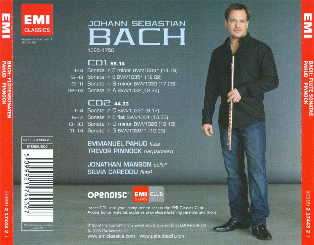 Bach: Complete Flute Sonatas cover art