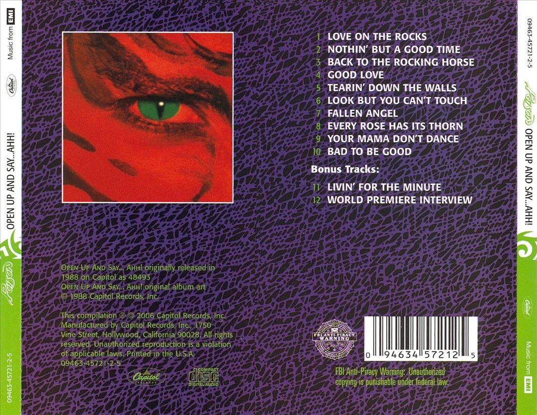 Open Up and Say...Ahh! [Bonus Tracks] cover art