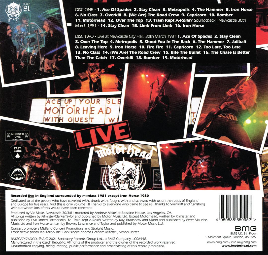 No Sleep 'Til Hammersmith cover art