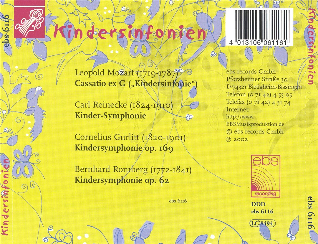 Kindersinfonien cover art