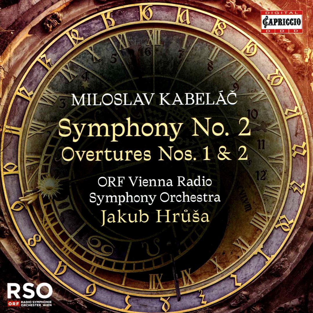 Miloslav Kabelác: Symphony No. 2; Overtures Nos. 1 & 2 cover art
