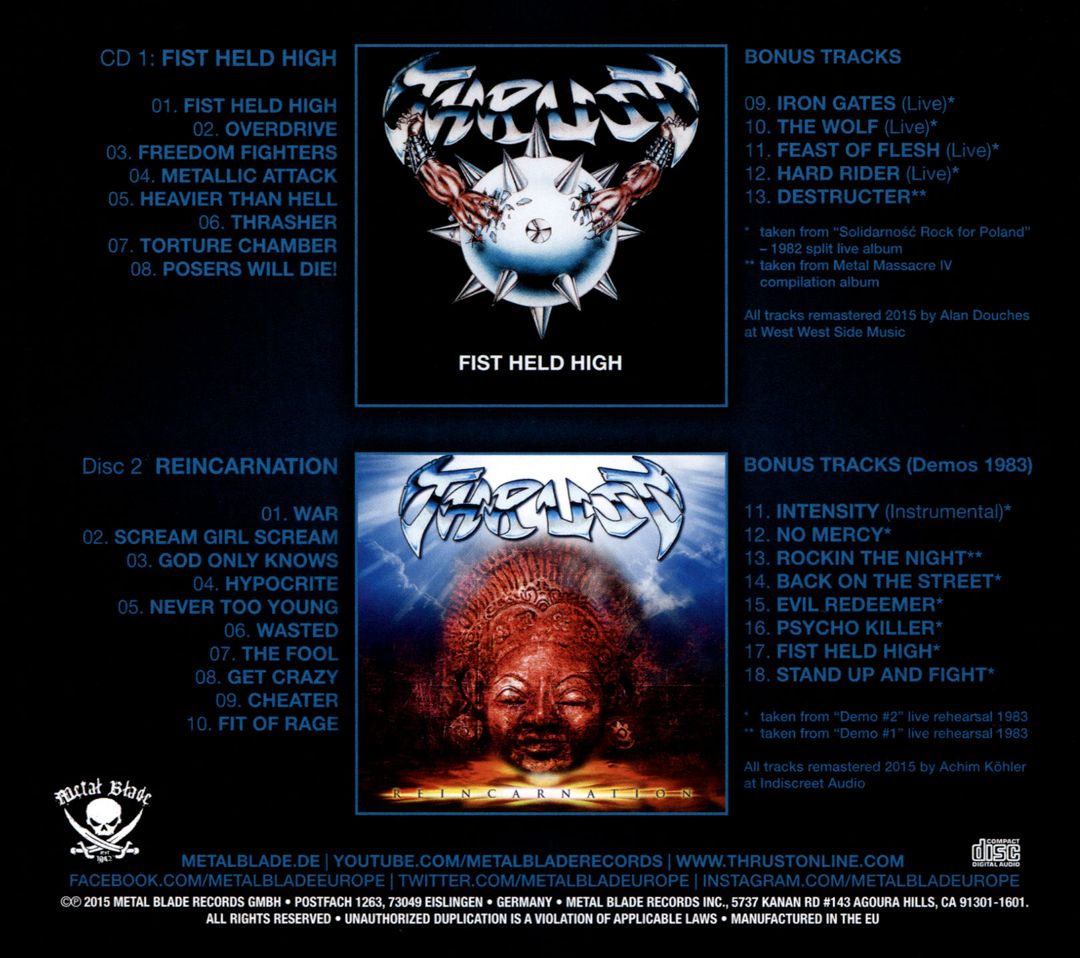 Fist Held High/Reincarnation cover art