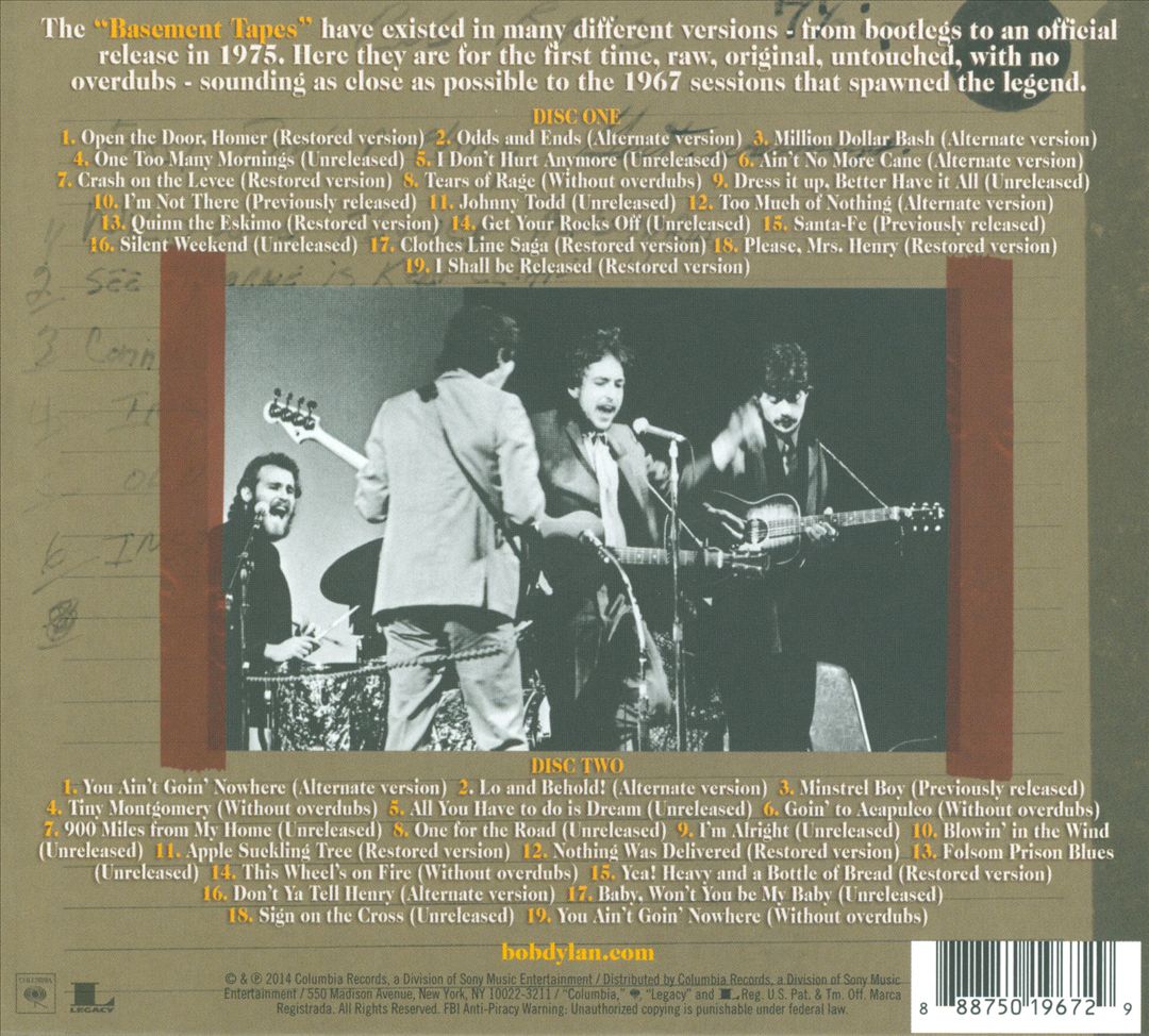 Bootleg Series, Vol. 11: The Basement Tapes - Raw cover art