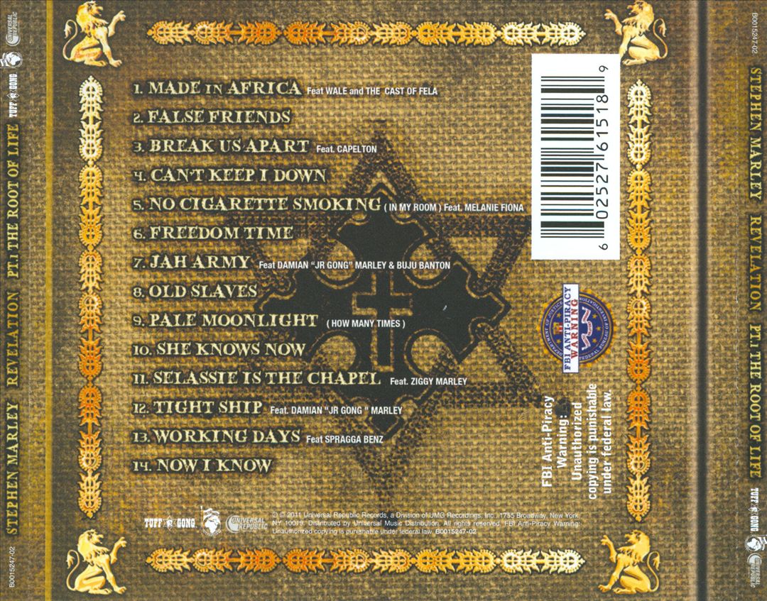 Revelation, Pt. 1: The Root of Life cover art