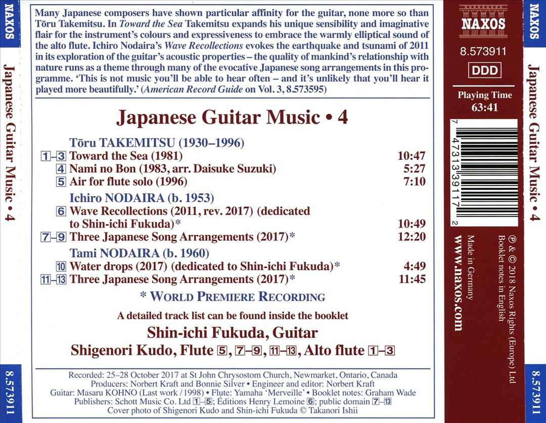 Japanese Guitar Music, Vol. 4 cover art