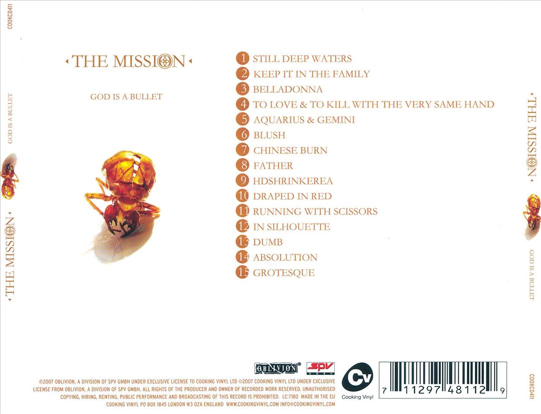God Is a Bullet cover art