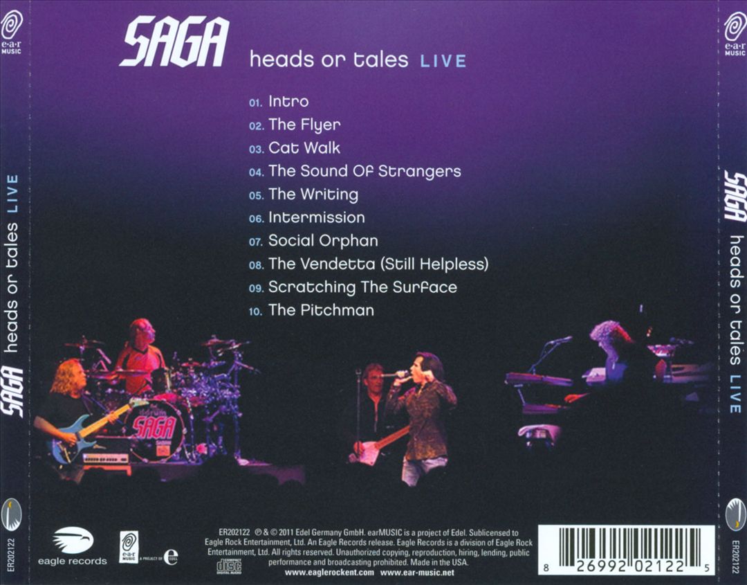 Heads or Tales: Live cover art