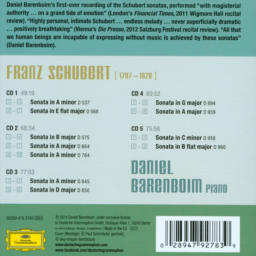 Schubert: Piano Sonatas cover art