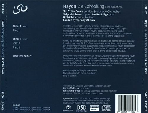 Haydn: Die Schöpfung [SACD] cover art