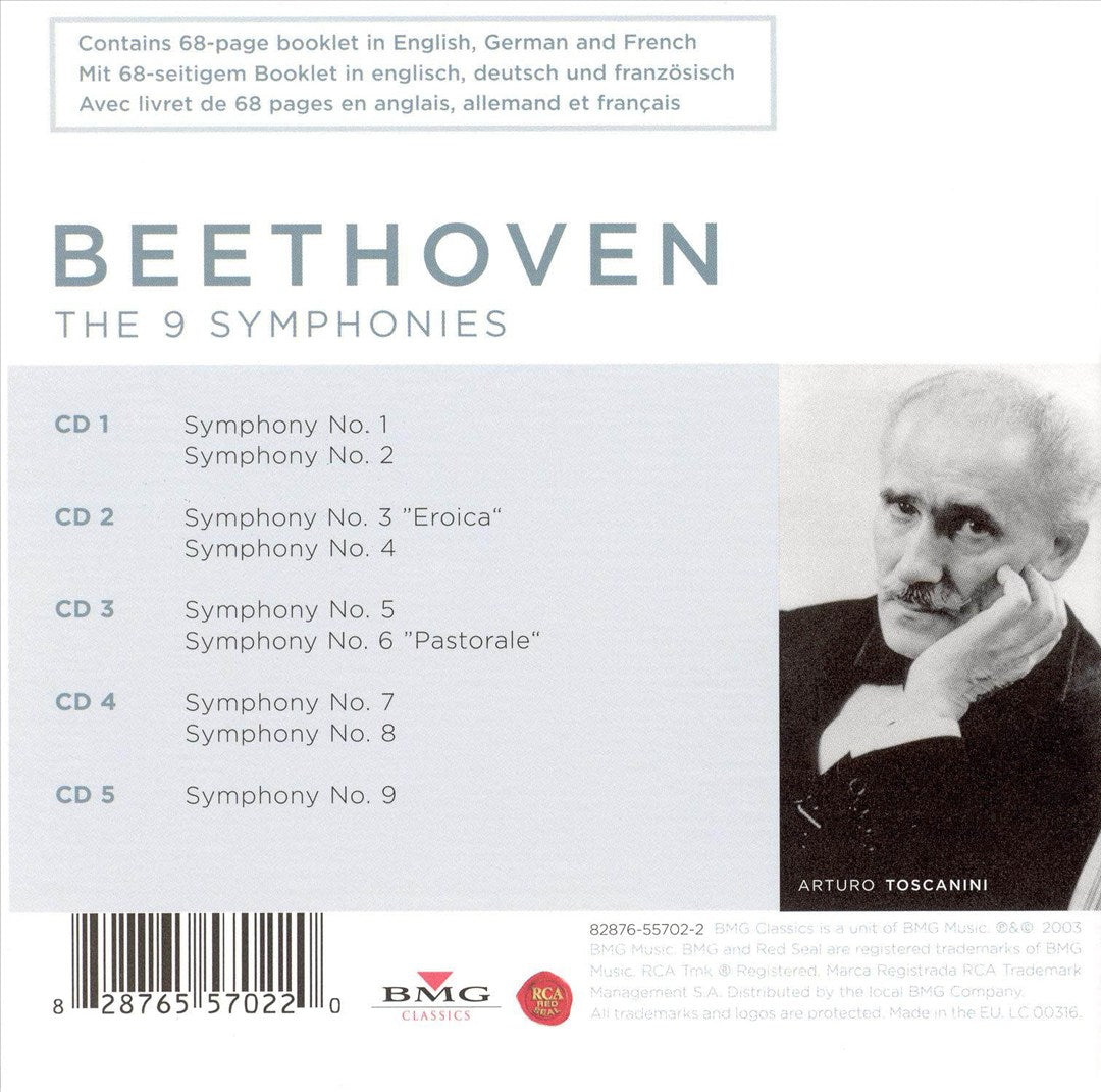 Beethoven: The 9 Symphonies [Box Set] cover art