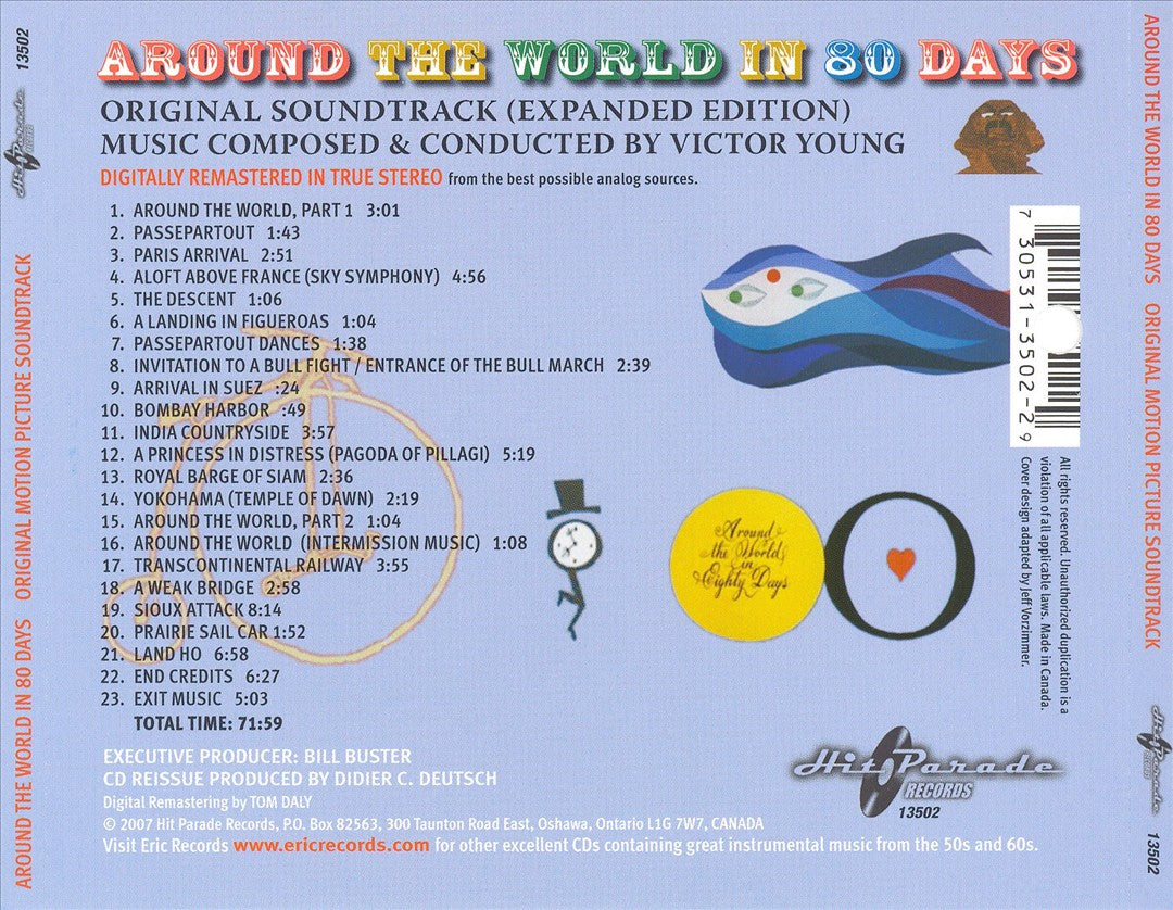 Around the World in 80 Days [1956] [Original Soundtrack] cover art