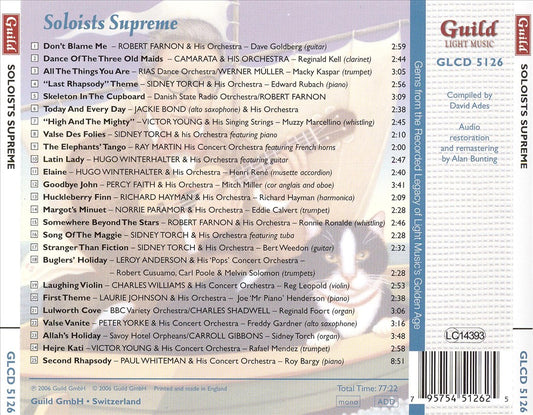 Golden Age of Light Music: Soloists Supreme cover art