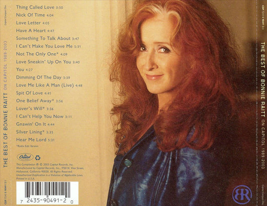 Best of Bonnie Raitt on Capitol 1989-2003 cover art