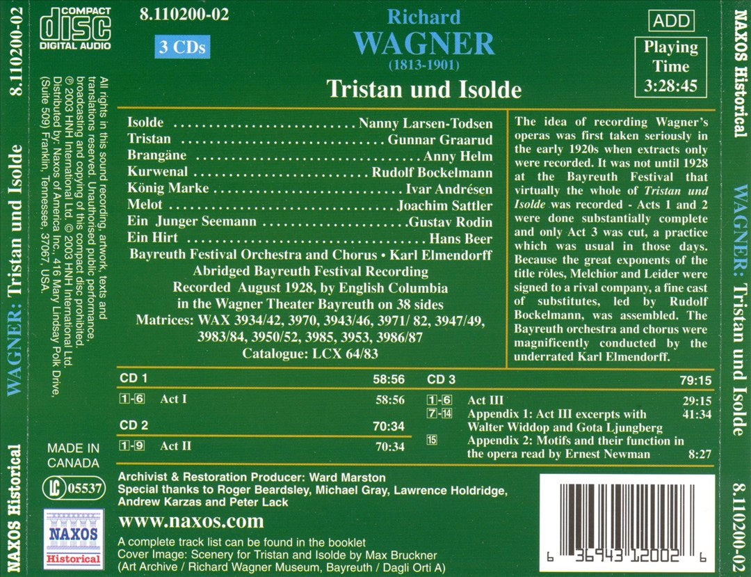 Wagner: Tristan und Isolde cover art