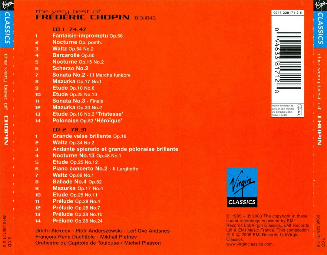 Very Best of Chopin cover art