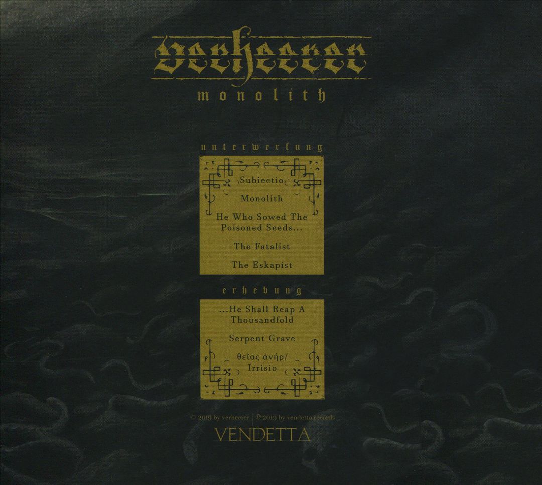 Monolith cover art