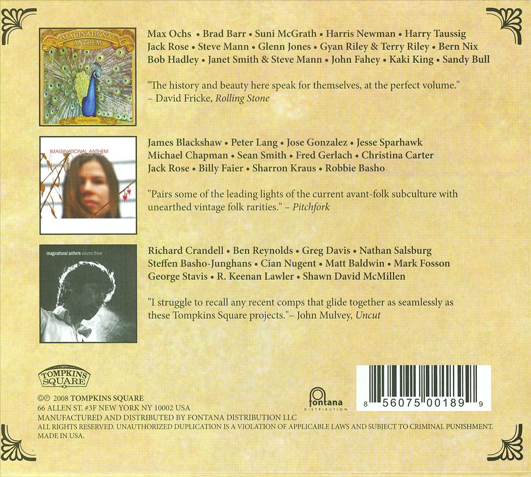 Imaginational Anthem, Vol. 1-3 cover art