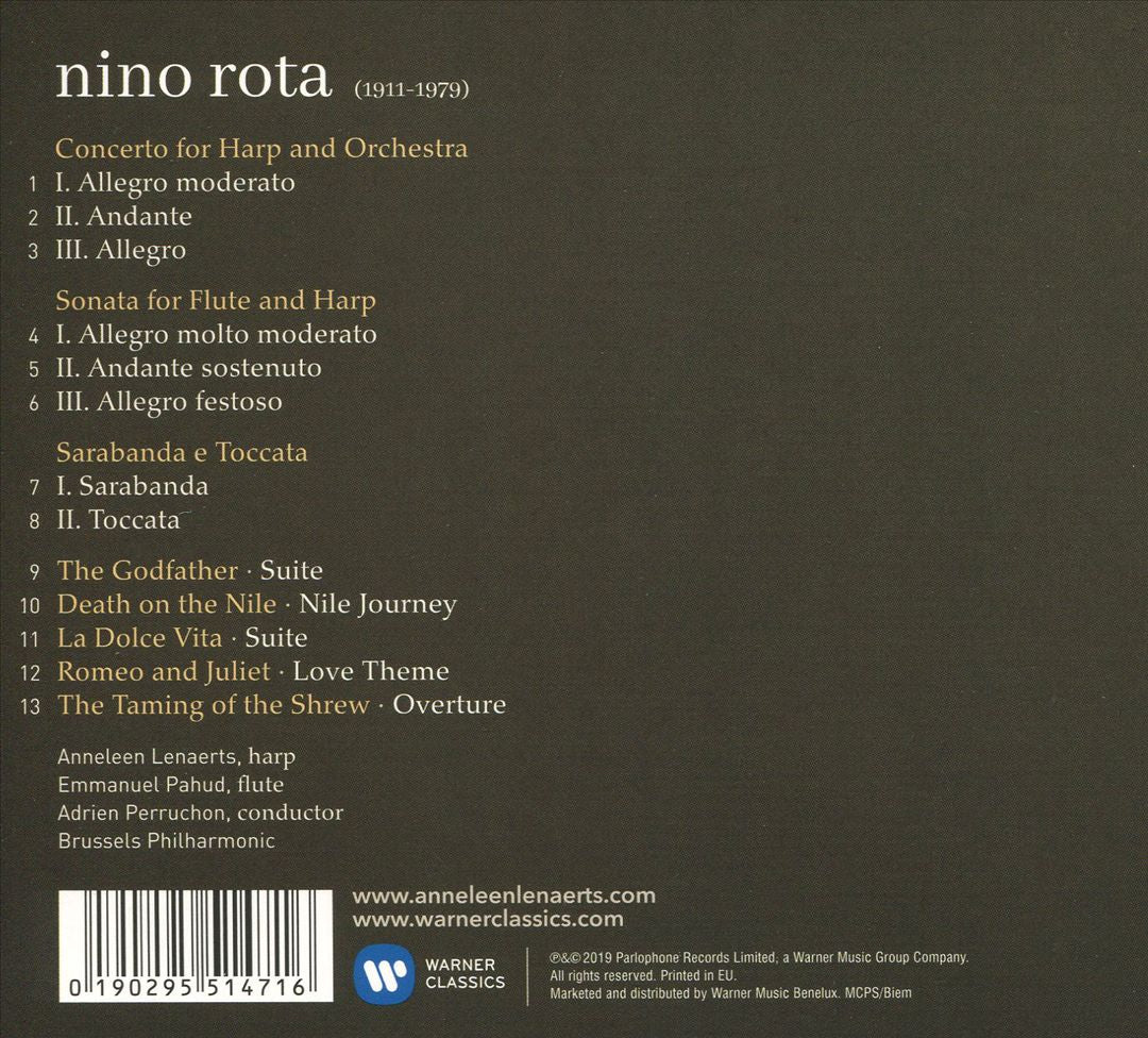 Nino Rota: Works for Harp cover art