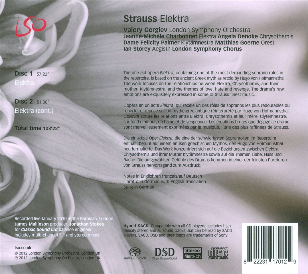 Richard Strauss: Elektra cover art