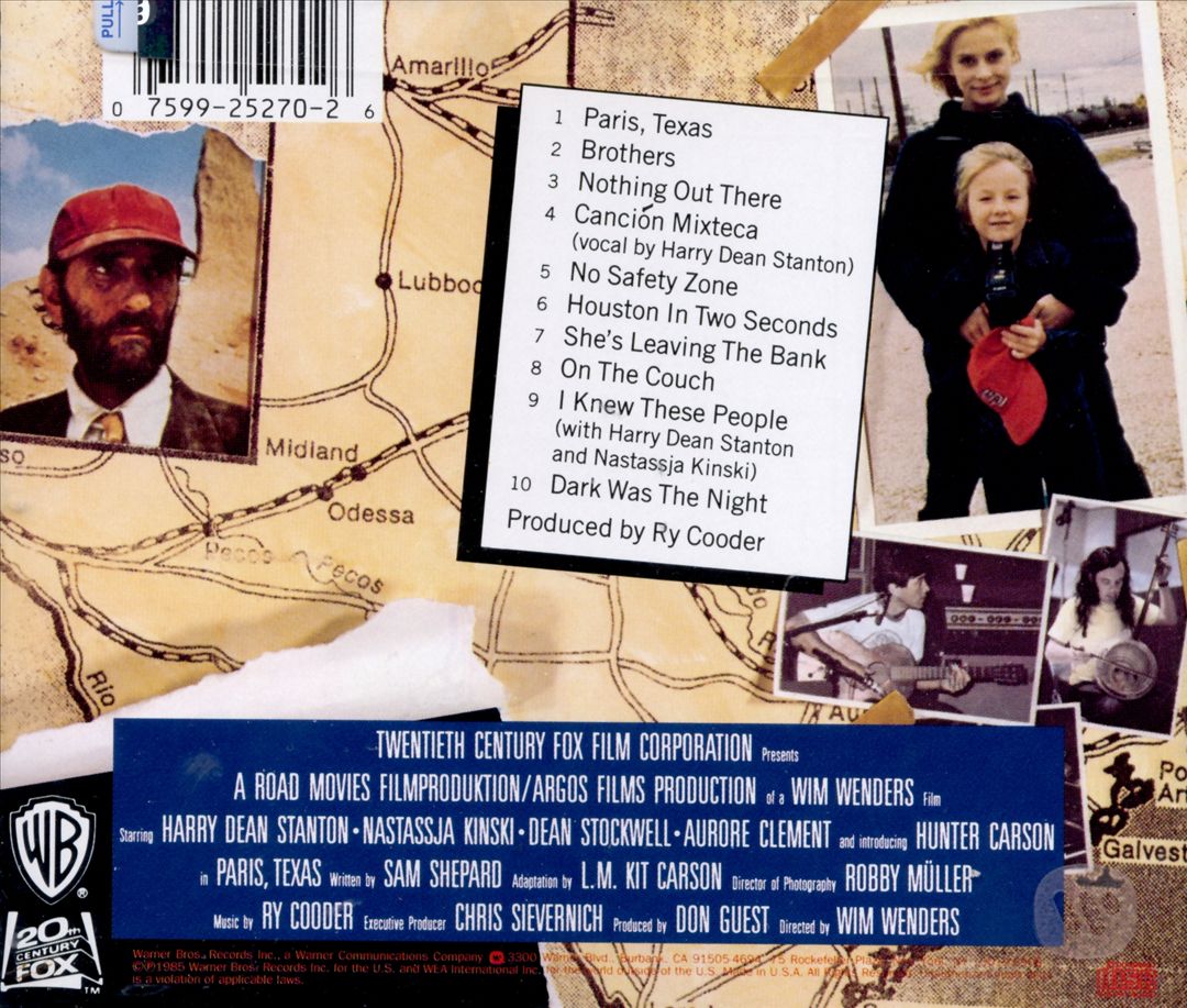 Paris, Texas [Original Motion Picture Soundtrack] cover art