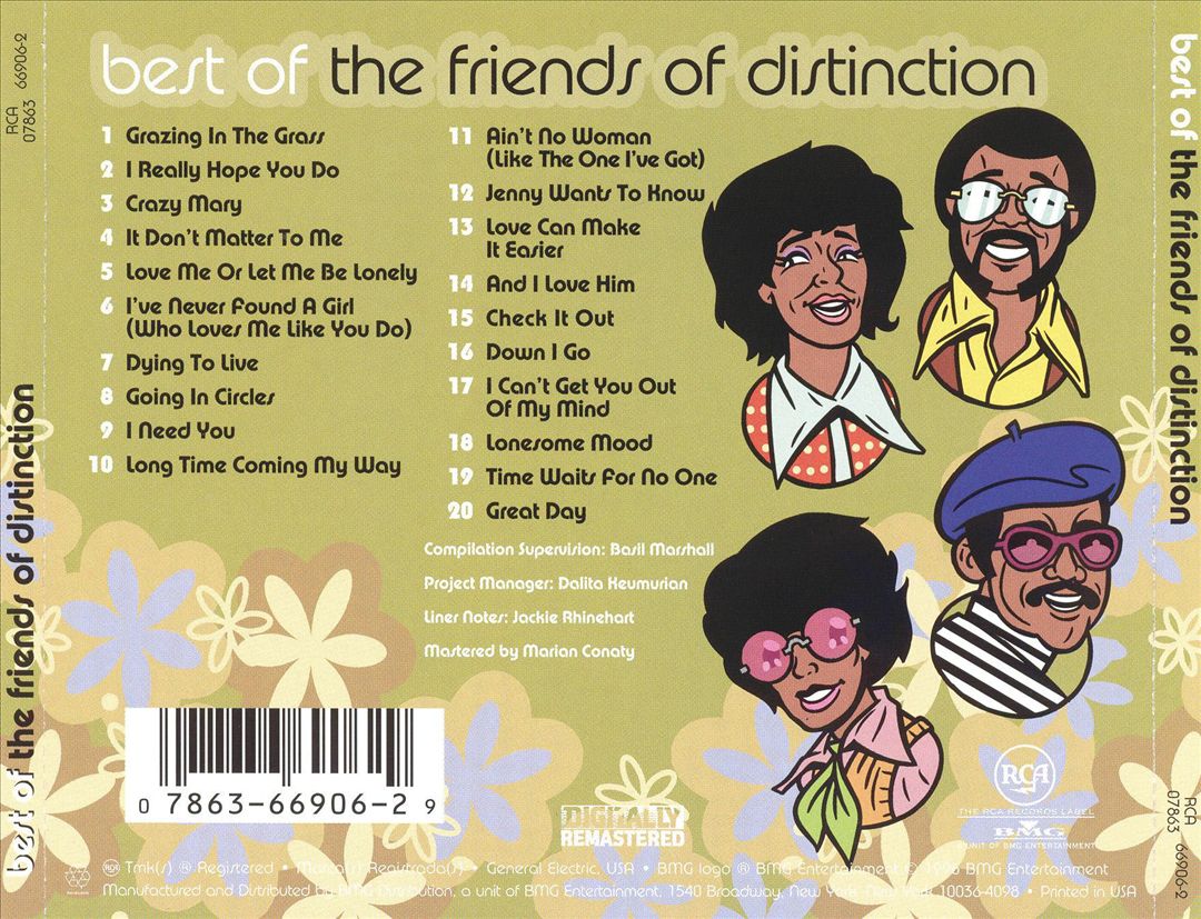 Best of the Friends of Distinction cover art