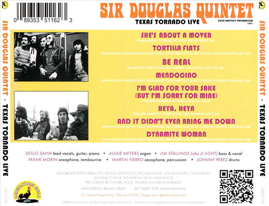 Texas Tornado [Live From the Troubadour, 1971] cover art