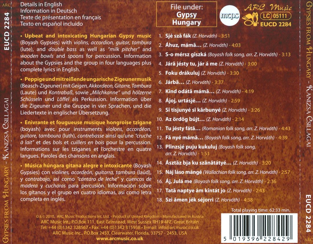 Gypsies from Hungary cover art